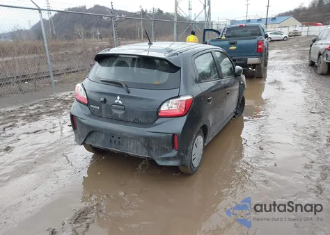 2024 Mitsubishi Mirage Es/Le z USA, uszkodzony, nr VIN ML32AUHJ7RH015753